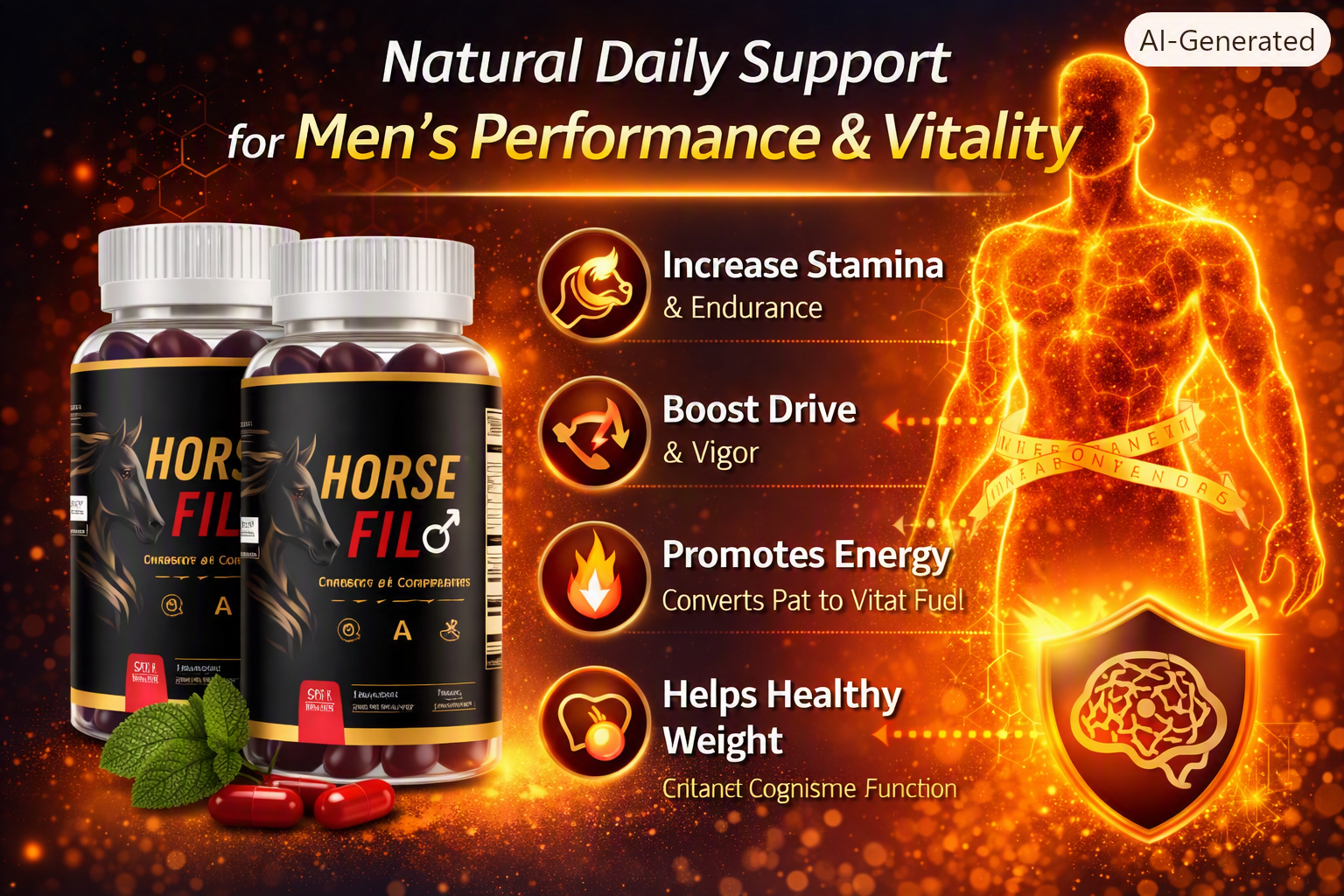 How Horsefil supports men's daily energy, stamina, and physical performance